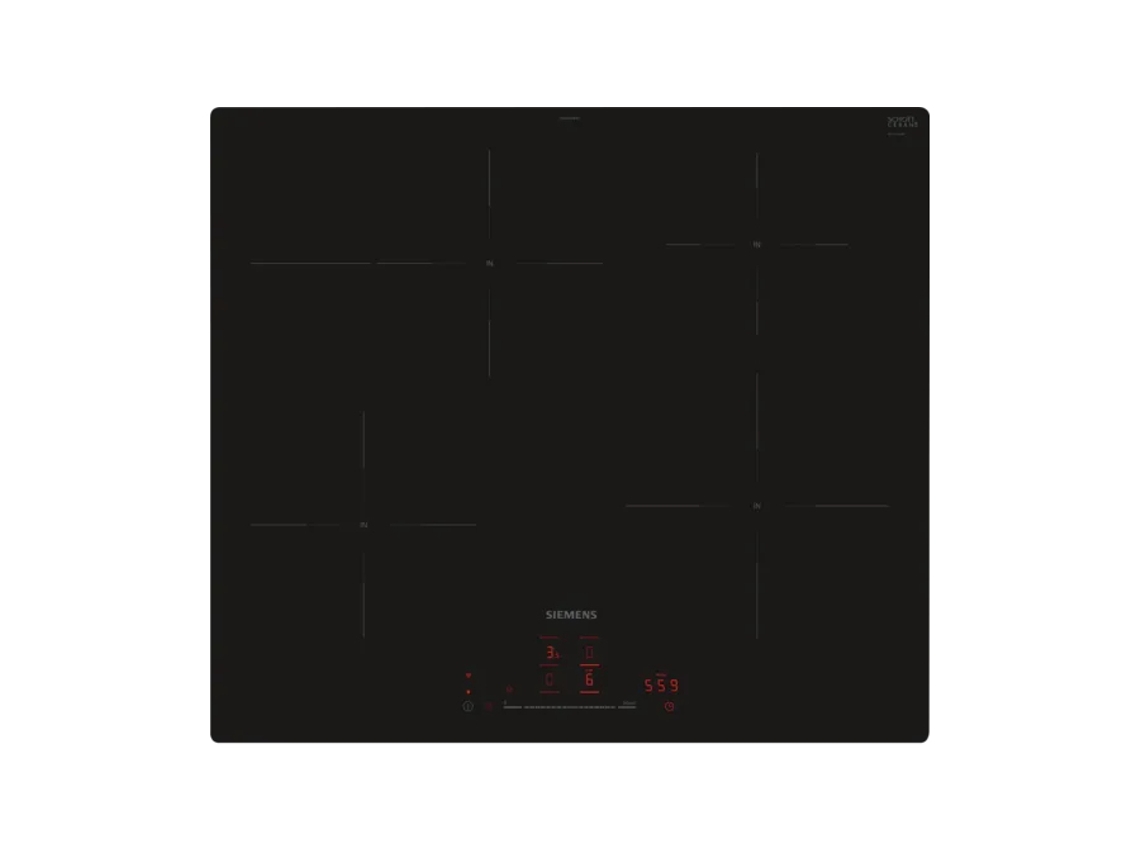 iQ300 EH601HFB1E hobs Negro Integrado 60 cm Con placa de inducción 4 zona(s) SIEMENS