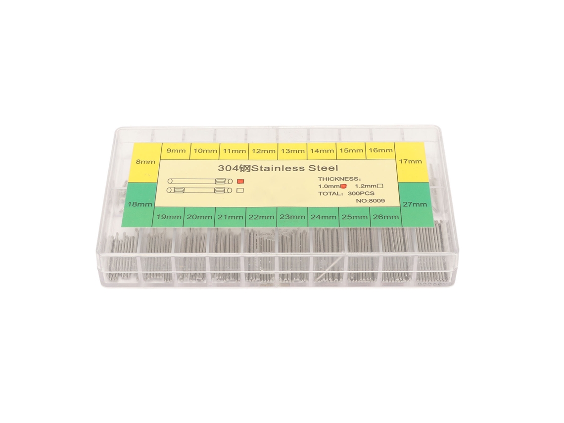 300 Pasadores De Acero Inoxidable Para Correas De Reloj De 8-27 Mm (piezas De Reparación De Relojes)