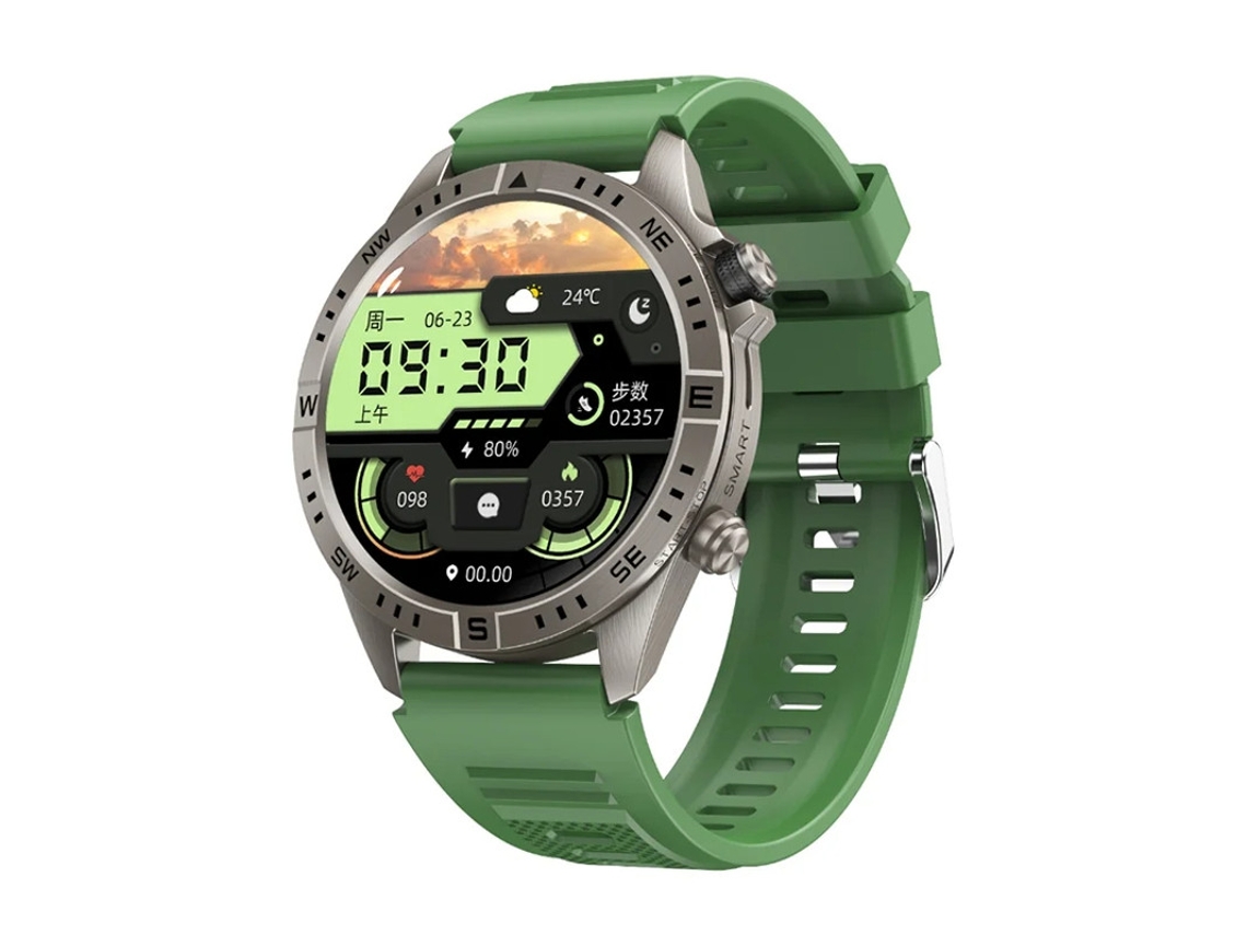 Smartwatch Con Llamadas Bluetooth Y Múltiples Notificaciones De Información Deportiva Verde Yizhood
