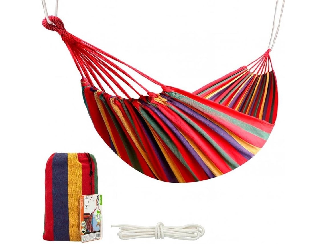 Hamaca (roja - Algodón - 200 X 100 X 0,4 Cm)*