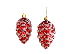 Conjunto de adornos navideños con sombreros y bastones de caramelo RNEMITERY