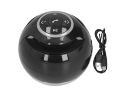 Altavoz Bluetooth Portátil Mini Subwoofer Inalámbrico Con Luz Led 3w A18 Negro
