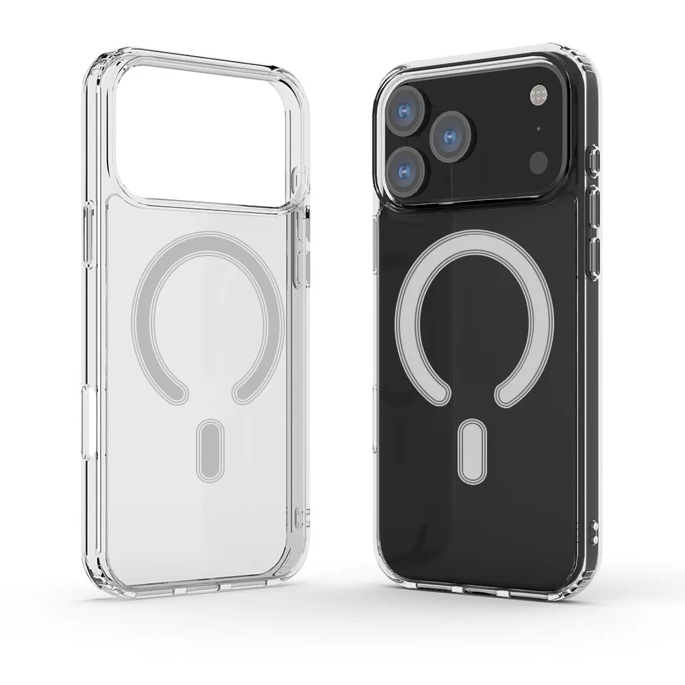 (iphone 12 Mini, Transparente) Funda Transparente A Prueba De Golpes Para Iphone, Compatible Con Carga Magnética.