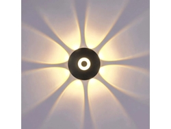 Aplique Led De Pared De 9 W - Interior/exterior - Ip66 - Moderno - 3000 K - Blanco Cálido - Aluminio