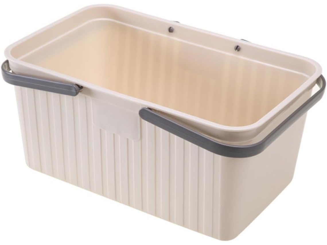 Cesta de plástico portátil para la ducha, ideal para el baño, seca y transpirable. Slowmoose