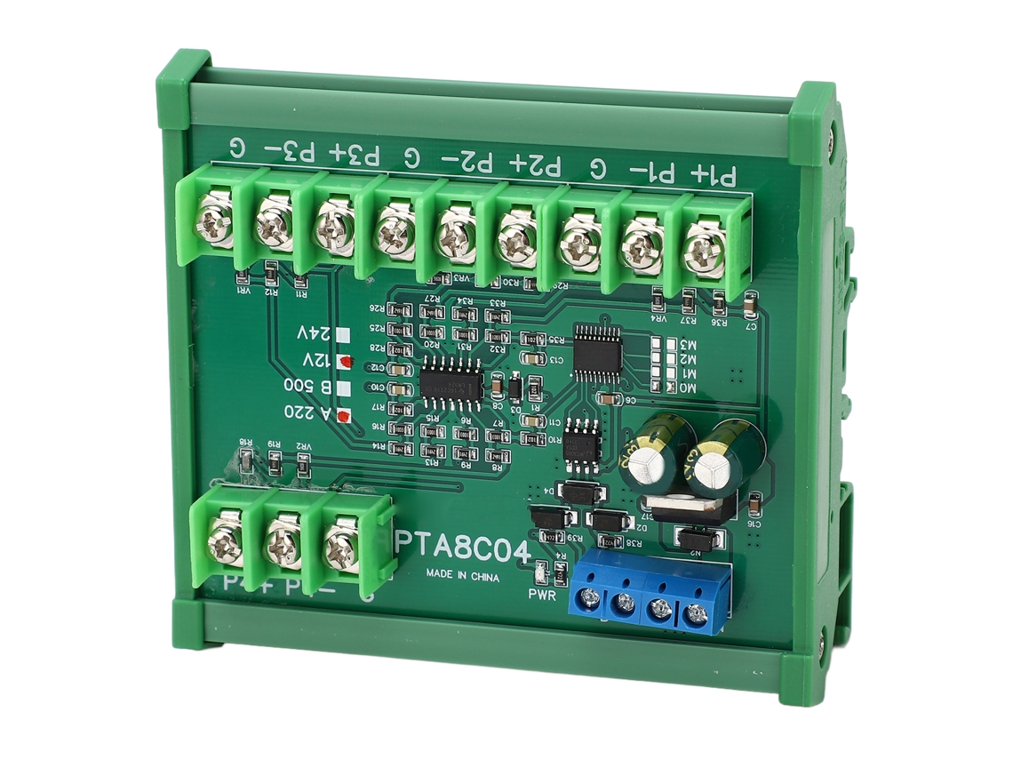 2026velora-módulo Sensor De Temperatura Pt100 Rtd Rs485 Con Carcasa De Rail Guía -40℃ A +220℃ Dc12v