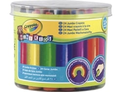 Lápiz de Color CRAYOLA Mini Kids Jumbo Crayon (24 Un - Multicolor)