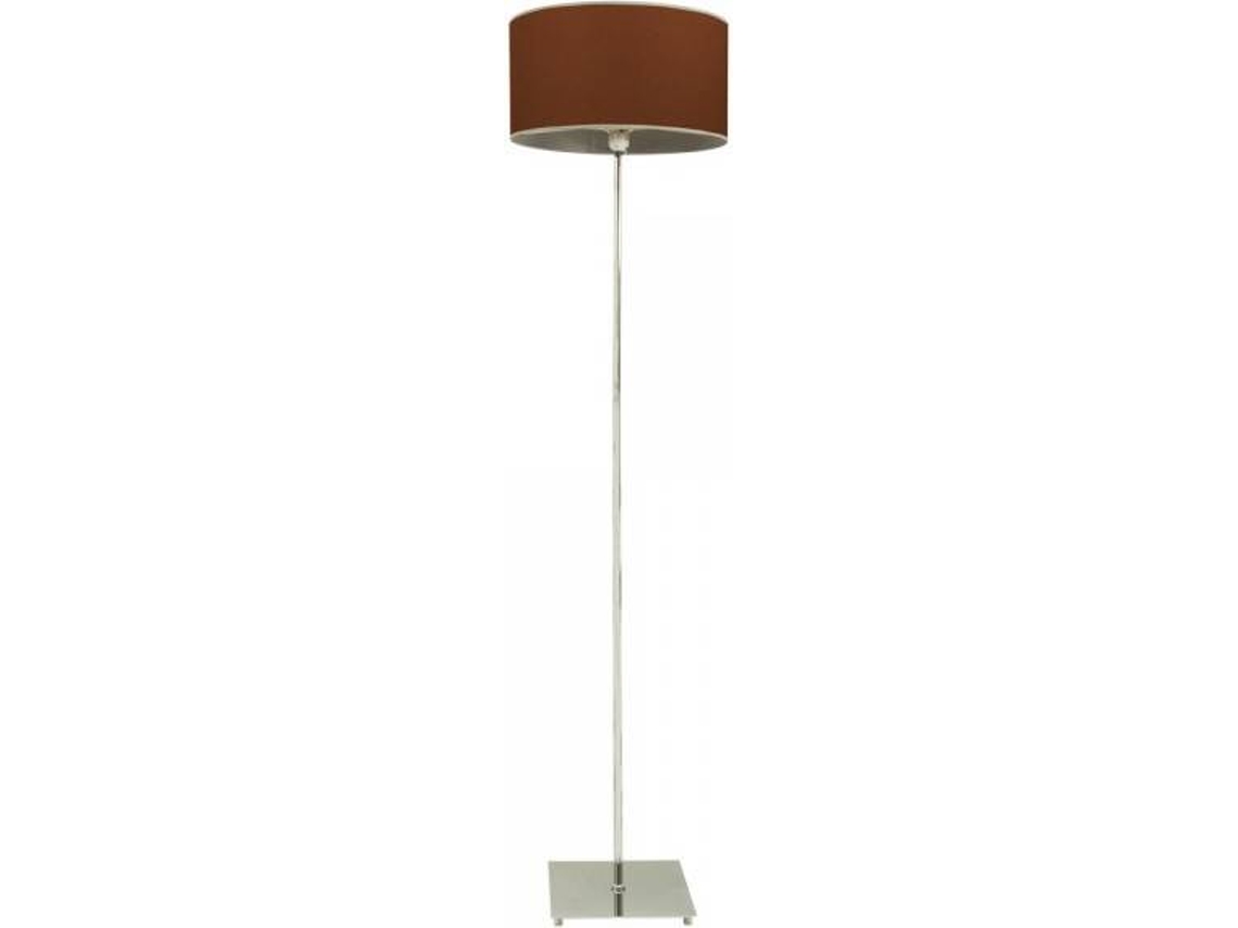 Lámpara de Pie FABRILAMP Senderos (Marrón - E27 - Máx. 60W - Metal - Tela)