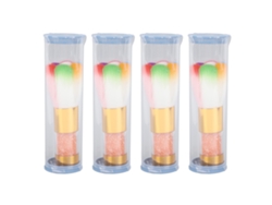 Juego De 4 Cepillos Quitapolvo Para Manicura Con Diamantes De Imitación, Suaves, Gruesos Y Ergonómicos, Ideales Para Eliminar El Polvo Y Para El Arte De Uñas.