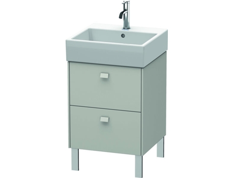 Mueble bajo lavabo DURAVIT Brioso de 48,4 x 45,9 cm 2 extraíbles incl. hueco para sifón y delantal para lavabo Vero Air 235050