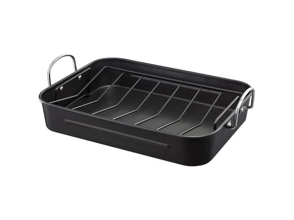Bandeja para asar Beka de chapa de acero con parrilla de 38 x 29 cm
