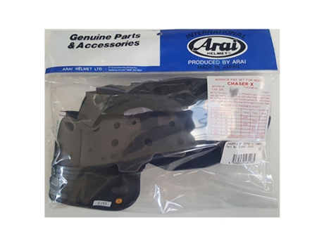 Protecciones de Casco ARAI Chaser-X Anti Microbial Internal Padding 12 Mm