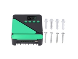 Controlador De Carga Solar Mppt De 12v/24v Y 20a Con Regulador Lcd Inteligente Para Baterías De Litio Agm Gel Seal.