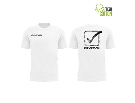 Camiseta Unisexo GIVOVA (XS - Blanco)