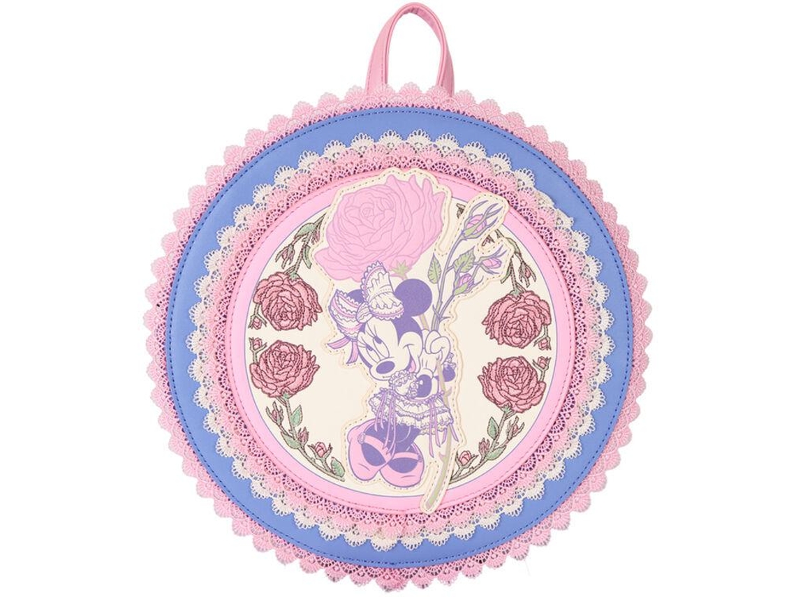 Mini Mochila Minnie Mouse Con Estampado De Flores Loungefly