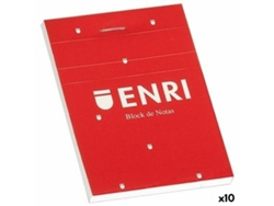 Bloc de Notas ENRI Rojo 80 Hojas