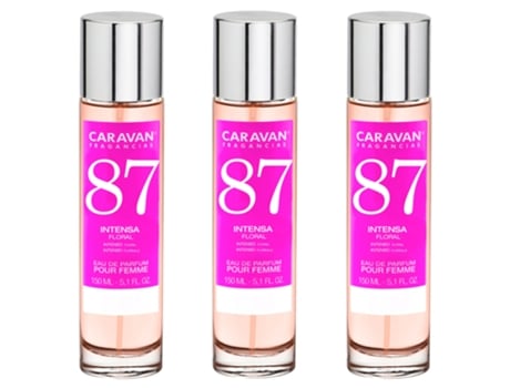 3x Perfume de Mujer Nº87 100ml CARAVAN