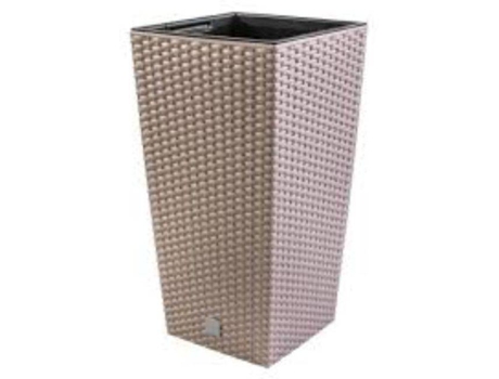 Macetero PROSPERPLAST Rato Square (Marrón - 17x17x32.4 cm)
