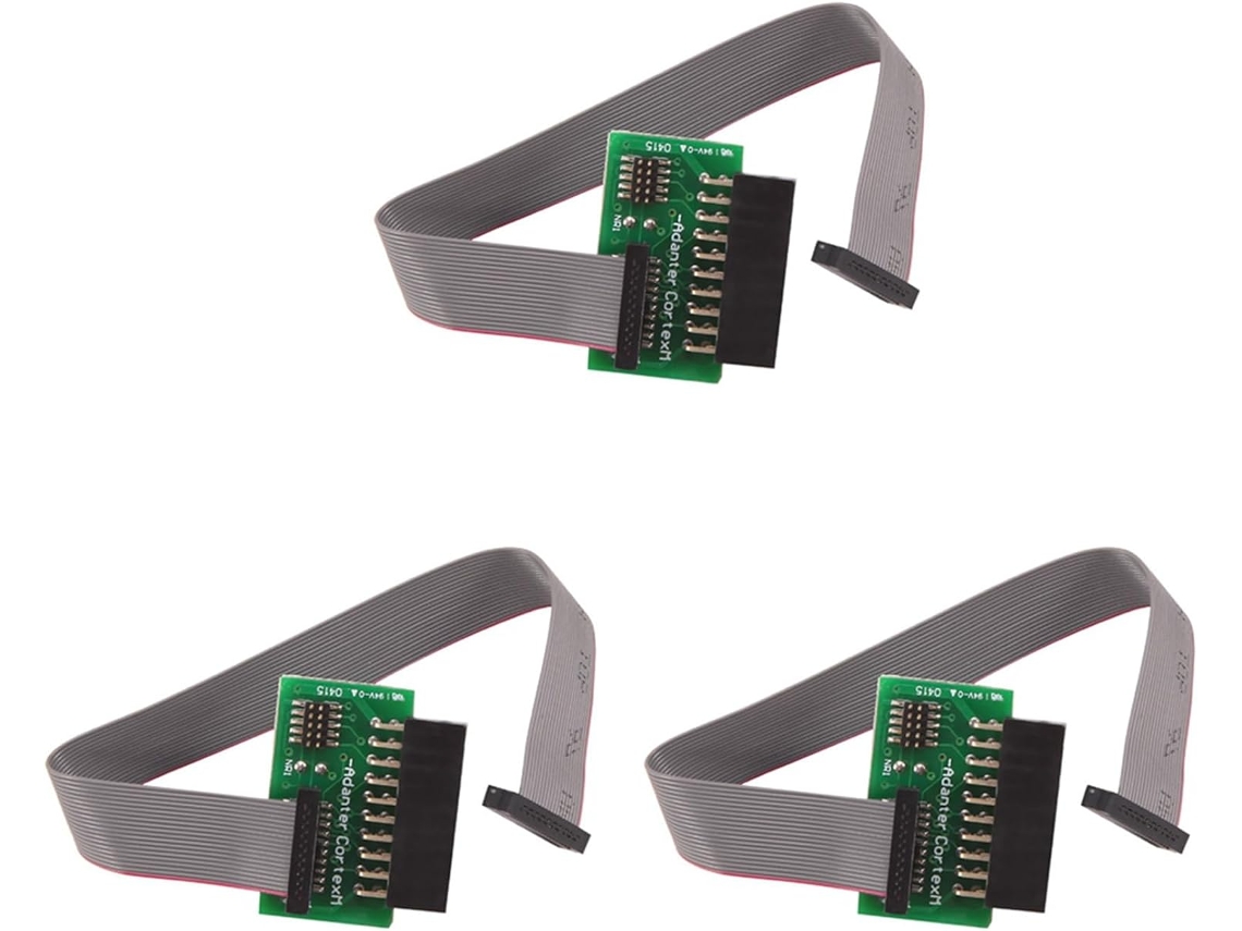 Tarjeta De Interfaz De Cable Jtag Redondo 3x (2x10 2,54 Mm) A Swd 1,27)