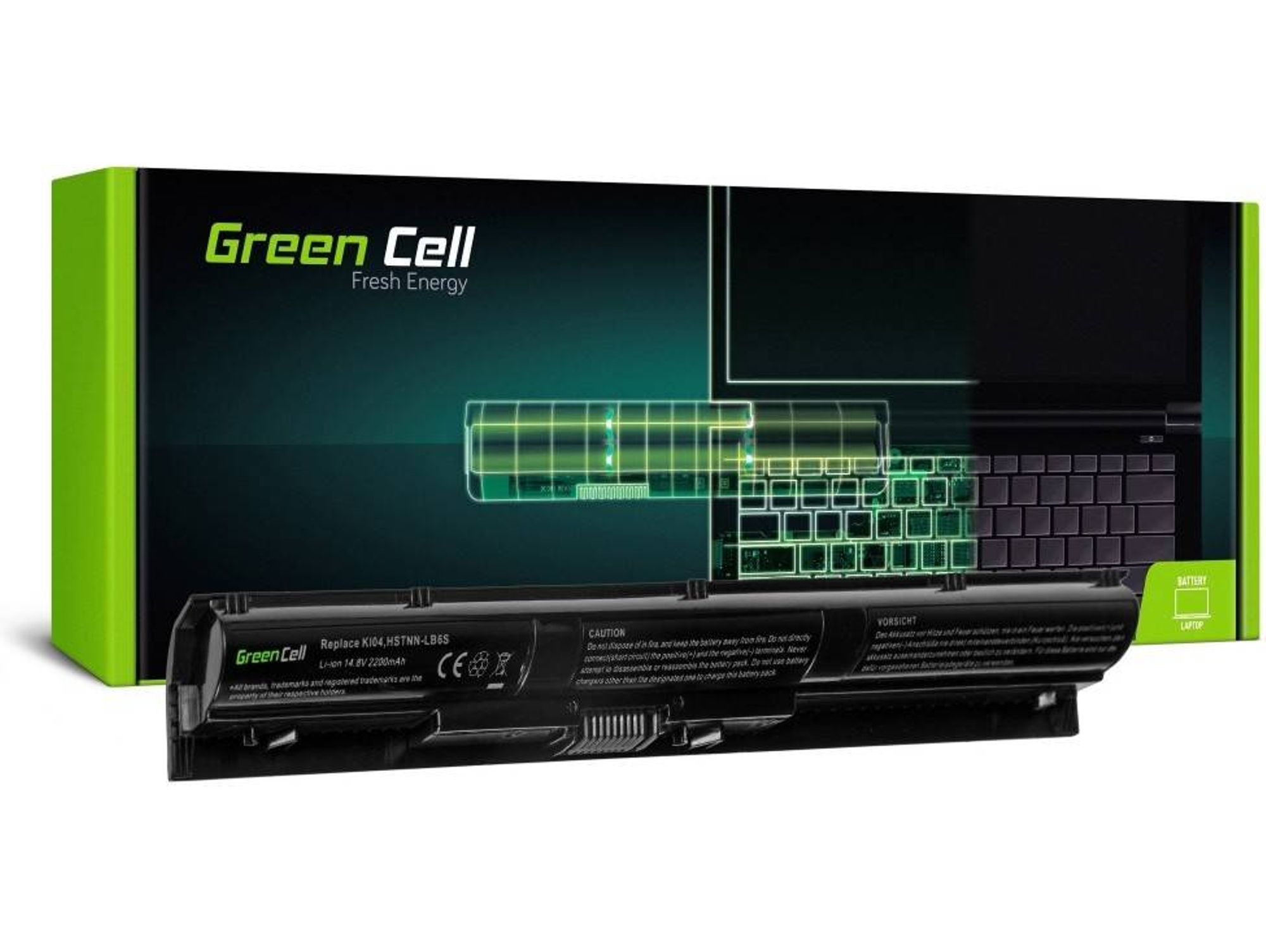 Batería para Portátil HP KI04 Pavilion 14-AB 15-AB 15-AK 17-G