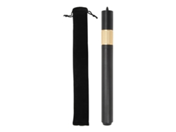 Junli-extensión De Taco De Billar De Aluminio Con Mango Y Bolsa De Almacenamiento, Color Negro Y Dorado.