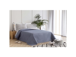 Colcha Boutí Microfibra 4 Estaciones Cama 80/90-180X260cm Rombos Azul grisáceo TODOCAMA