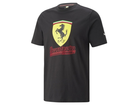 Camiseta de Hombre PUMA Ferrari Race Big Negro (L)
