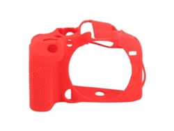 Funda de silicona para cámara, ligera, suave y fácil de transportar, funda protectora para cámara R10, color rojo Facpoet