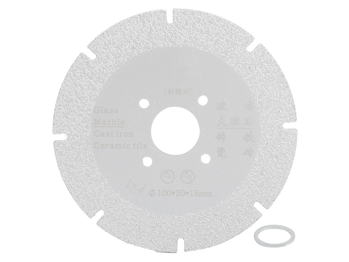Hoja De Sierra De Diamante Soldada Para Cortar Y Pulir Mármol 100x20x15mm