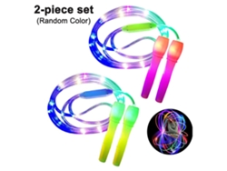 Cuerdas de saltar LED (ajustables con 3 modos de luz)