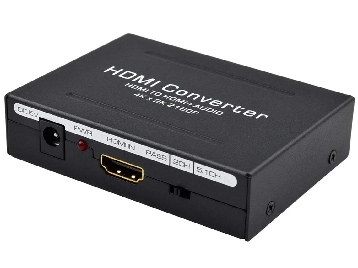 Extractor de audio HDMI 1080P YIZHOOD, color negro
