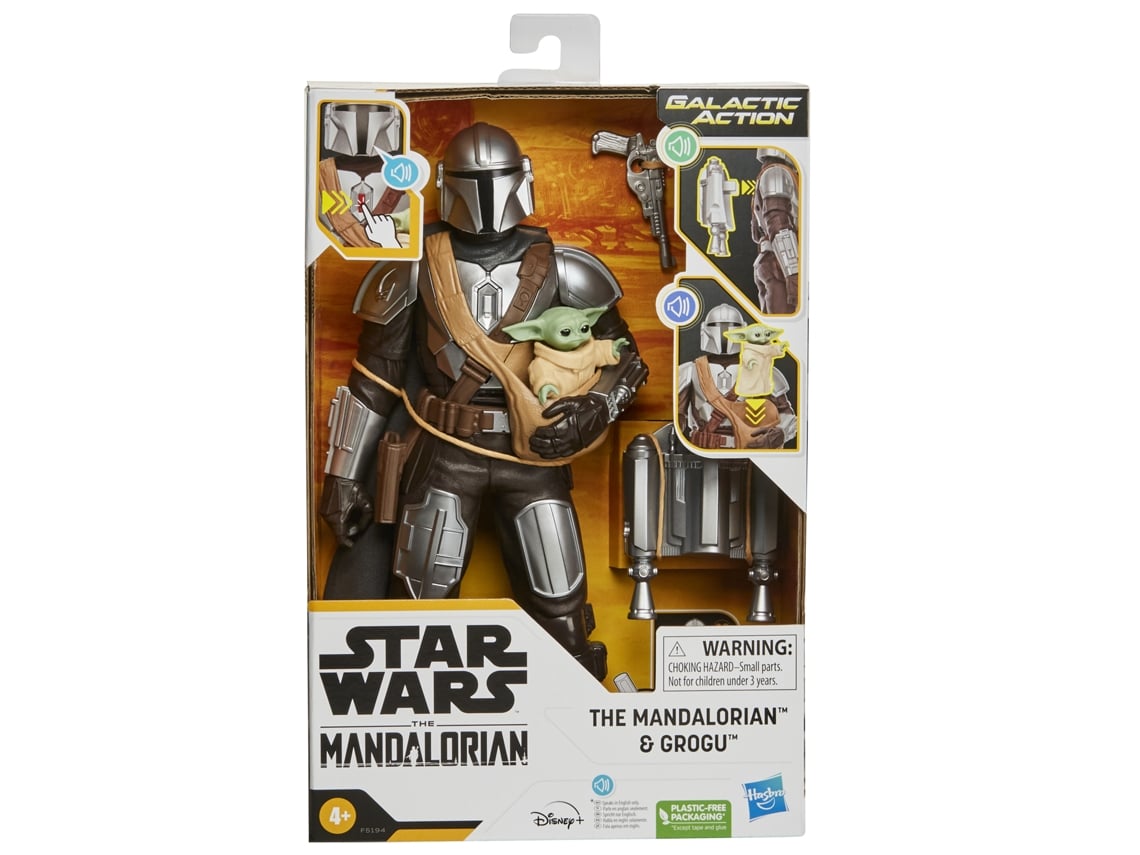 Figura de Acción STAR WARS Figura Electrónica Mando (31,8 x 8,1 x 21 cm)
