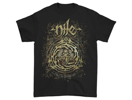 Camiseta ROCKINSTONE Llamada a la destrucción del Nilo (XXL)