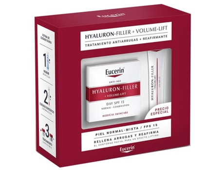 EUCERIN Conjunto Hyaluron-Filler Volume-Lift Creme de Dia 2 Peças