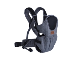 Mochila Porta Bebé Sacco Prestigio Melange Gris Baninni
