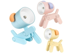 Lámpara de escritorio LED portátil, luz nocturna ajustable, protección ocular, hogar, oficina, dormitorio universitario, regalo decorativo, azul, Bestvite