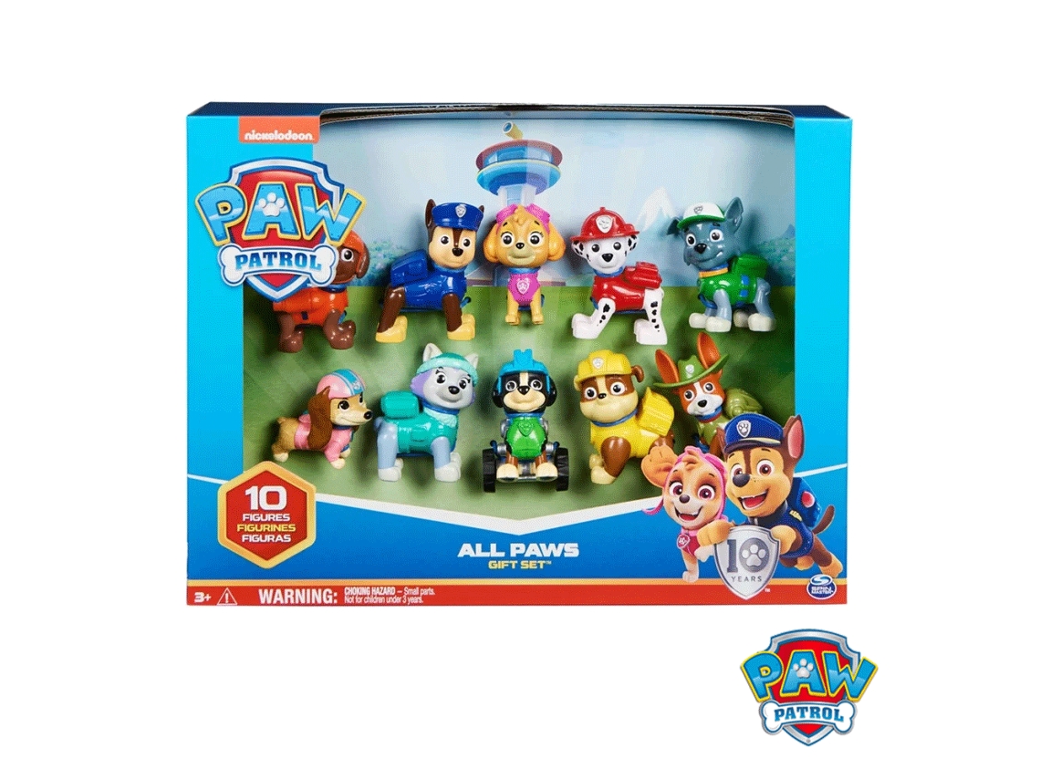 Patrulla Canina Pack 10 Figuras PAW PATROL