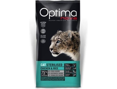 Pienso para Gatos OPTIMANOVA (2 Kg - Seco - Esterilizados)
