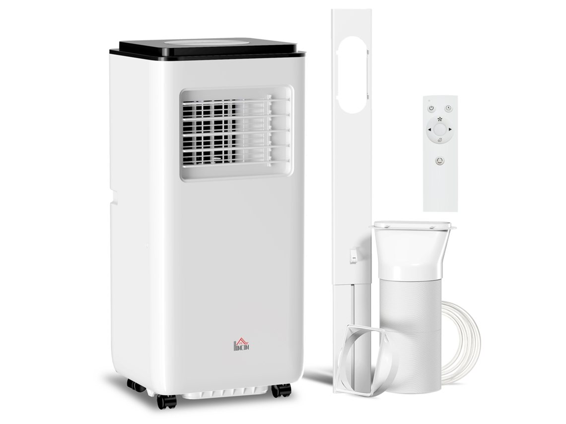 Aire Acondicionado Portátil, 10000 Btu, 2900w, 5 En 1, Ventilador/deshumidificador, 33x28x70,4 Cm, Blanco