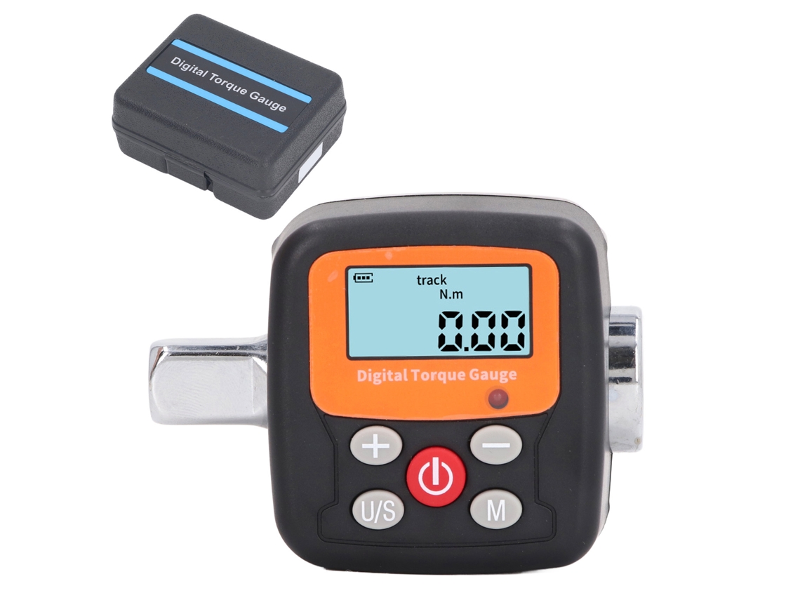 Medidor De Par Digital De Alta Precisión Con Adaptador De 1/2", Alarma, Luz Y Sonido, 6-200 N·m