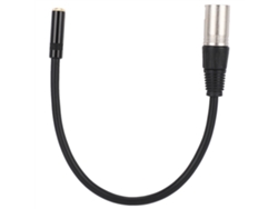 TRUYUETY Cable Adaptador de Audio 3,5 mm Hembra a XLR Macho, Aleación de Zinc