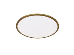 Plafón Led May Ø60cm (60w 3000k 4800lm) Ip20 Fabricado En Aluminio Color Cuero