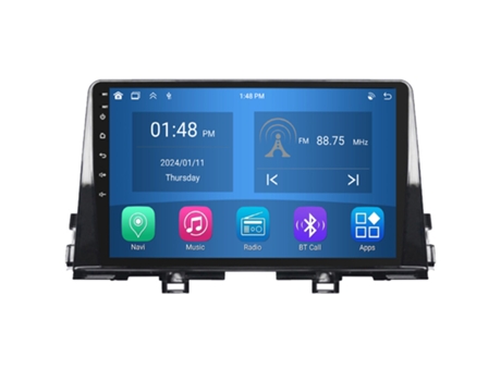 Autoradio 4GB RAM64GB ROM ROVERONE para Kia Morning 3 picanto 2017 - 2020 CarPlay Android Coche Radio Bluetooth Navegación