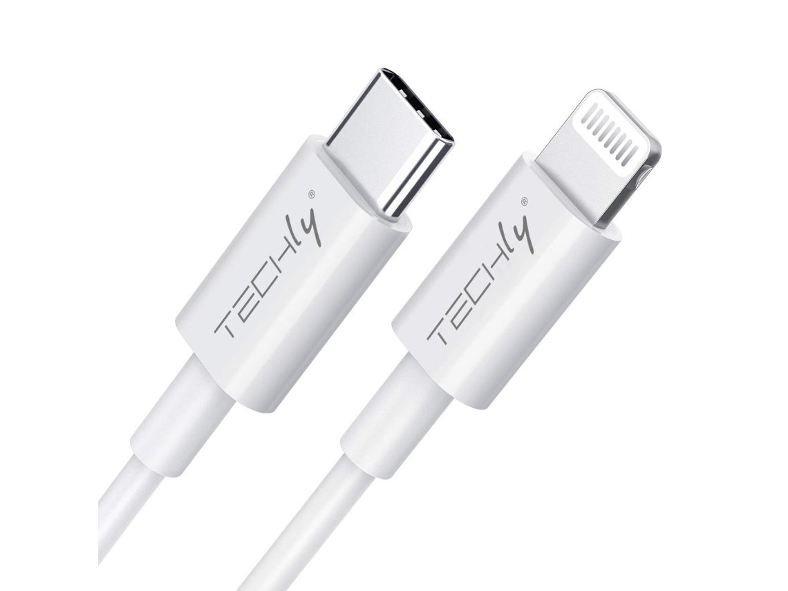 Cable Icoc App Lightning TECHLY Blanco