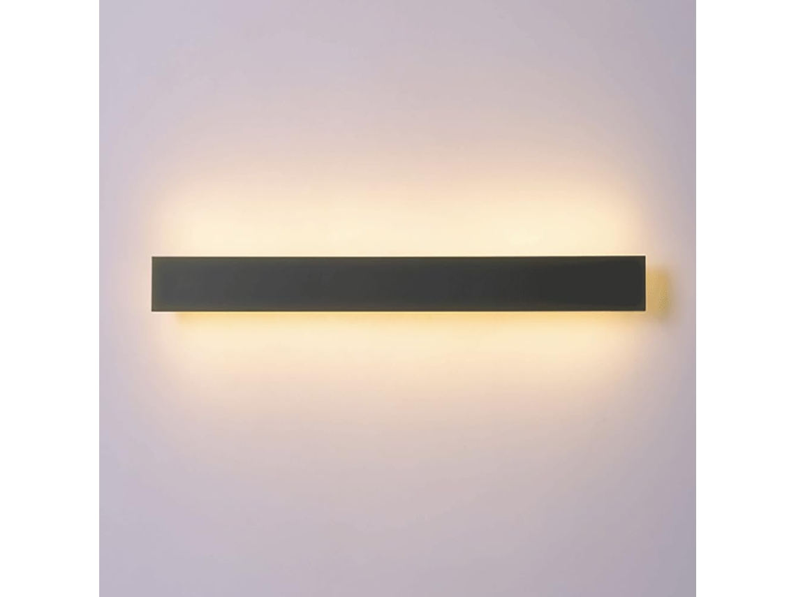 Aplique Mural De Metal Con Pantalla De Acrílico Led 3000k Lineal