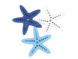 100 Parches Decorativos De Madera Con Forma De Estrella De Mar Y Concha Para Decoración Del Hogar, Fiestas Y Manualidades.