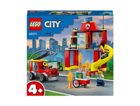 LEGO City Parque de Bomberos Y Camion de Bomberos (Edad Mínima Recomendada: 4 años - 153 Piezas)