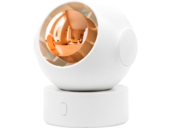 Ventilador De Cuello Portátil (blanco) - Recargable Por Usb - Diseño Giratorio - Bajo Nivel De Ruido - Sin Aspas - 3 Velocidades De Viento