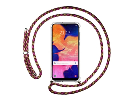 Carcasa Samsung Galaxy A10 TUMUNDOSMARTPHONE Colgante Rosa
