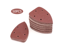 50 Hojas De Lija Para Discos De Lijadora Rat, Almohadillas De Lija De Grano Mixto Para Lijado Y Pulido.